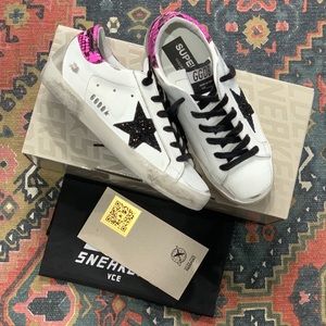 GGDB Superstar Black Glitter Star